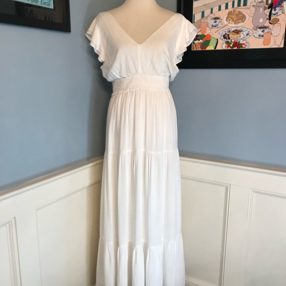 ModCloth Notes of Grace Maxi Dress Sz L